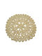 Ankor Round Wicker Placemat Beige 38cm
