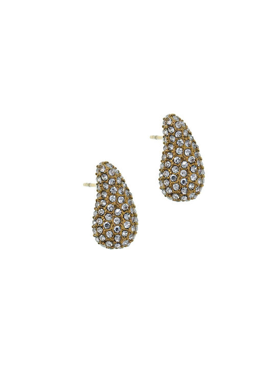 FantazyStores Earrings made of Steel Gold Plated