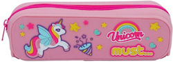 Diakakis Pencil Case Silicone Barrel Pink Diakakis Pencil Case Silicone Barrel Pink