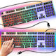 E203-2 Gaming Tastenfeld mit RGB-Beleuchtung (Englisch US)