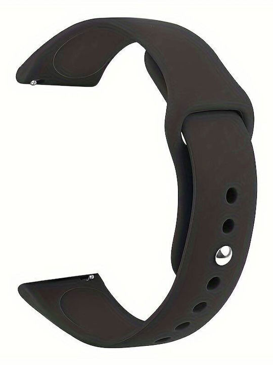 Wsshe Rubber Strap Black 22mm