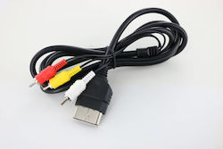 Composite AV Cable Кабел 1.8m за XBOX в Черен цвят