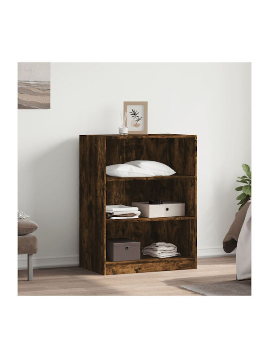 Bibliotecă Stejar Fumuriu 77x48x102 cm