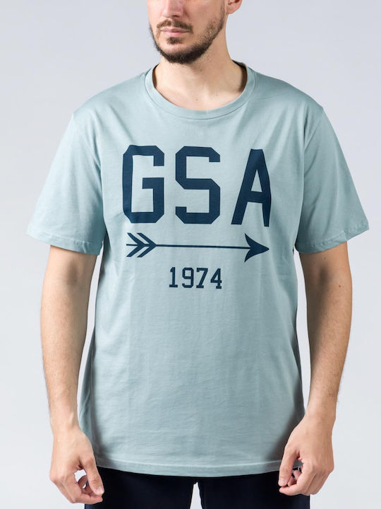 GSA Glory Heritage Ανδρικό T-shirt Κοντομάνικο Μέντα