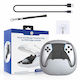 Jys P5169 Fabric PS5 Controller Carrying Case White