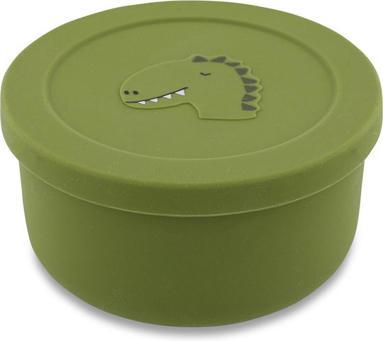 Trixie Kids' Food Container made of Silicone Dinosaurs Green x x 5.5cm