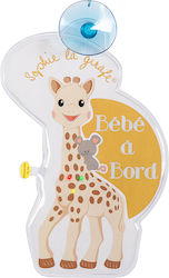 Sophie La Girafe Baby an Bord mit Saugnapf Gelbes
