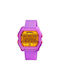 Skmei Digital Uhr Batterie mit Kautschukarmband Purple