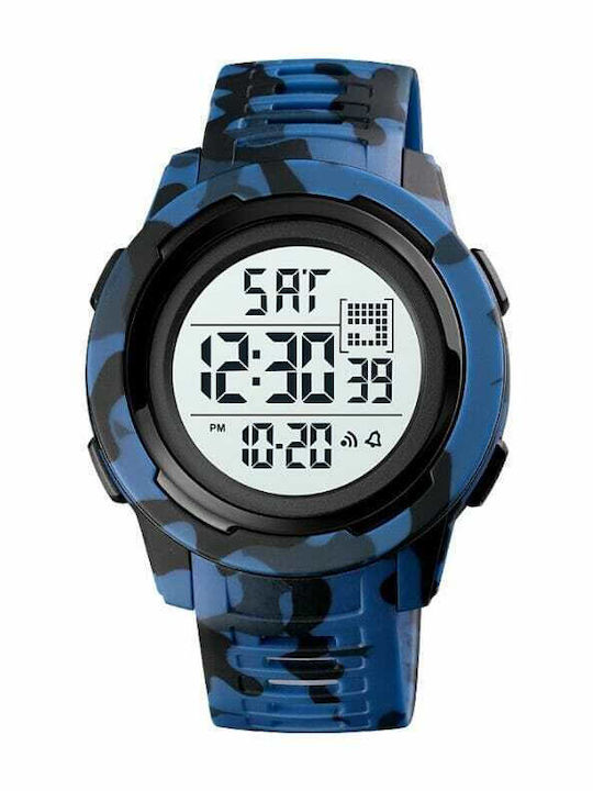 Skmei Digital Men's Watch 45mm Battery with Rub...
