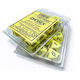 Chessex Opaque Set Ten D10s Pastel Yellow Black