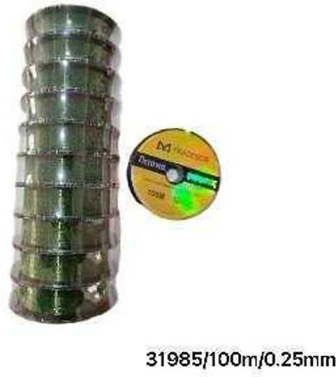 452694 Angelschnüre 100m 0.25mm Grün