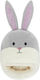 Balvi Foot Warmer Rabbit Grey & White