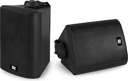 Power Dynamics On-wall Speakers 100W (Pair) in Black Color