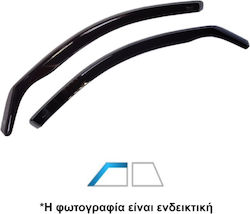 Heko Σετ Ανεμοθραύστες Μπροστινοί Σκούρο Φιμέ για Kia e-Soul 2019+ 2τμχ 20191