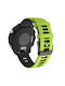 20mm Huawei Watch Gt2e 42mm / Samsung Galaxy Watch Active 2 Silikon-Armband Grün + Schwarz