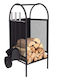 Strend Pro Lemn Raft Depozitare lemne 60x35x35cm Gri