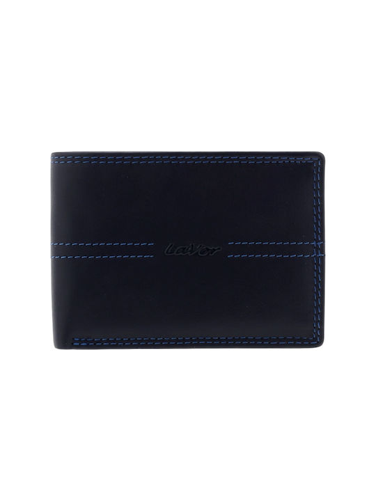 Lavor Men's Leather Wallet with RFID Blue