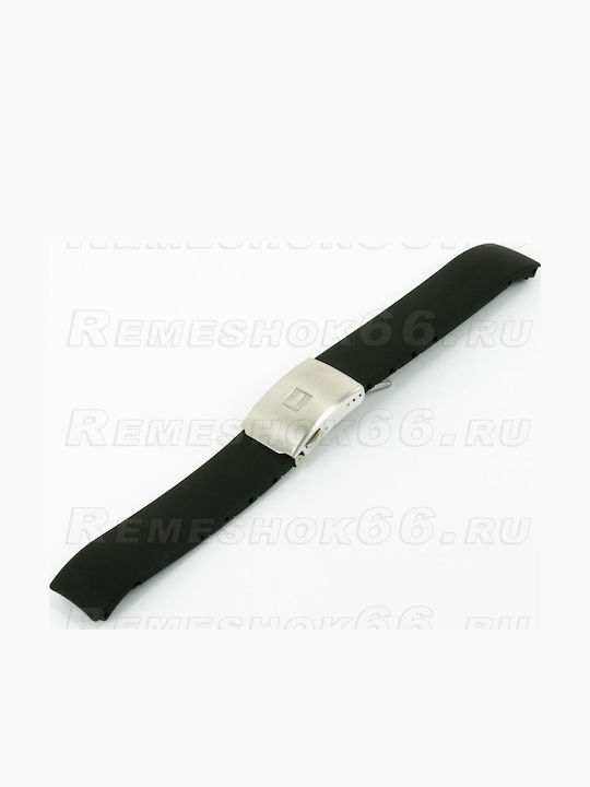 Tissot T-race Καουτσούκ Λουράκι Μαύρο 20mm
