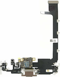 Charging Flex Cable for Apple iPhone 11 Pro Gold Charging Flex Cable for Apple iPhone 11 Pro Gold
