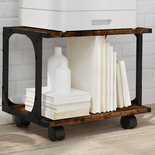 vidaXL Rafturi de baie Raft Baie Lemn 41x28x33.5cm Maro