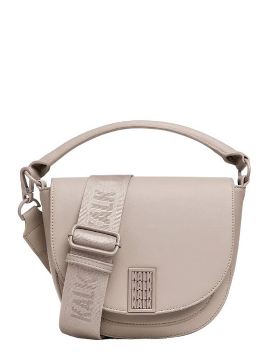 KALK Din piele Geantă de damă Crossbody Bej