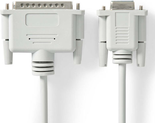 Nedis RS232 9-pin Female to RS232 25-pin Male Cable 2m CCGL52135IV20 1 Piece