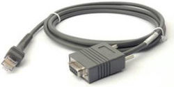 Zebra Кабел RS232 9-пинов женски към RJ45 мъжки 2.1336м (CBA-R01-S07PBR) 1бр