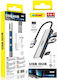 Andowl Hub 4 Θυρών USB 2.0 με σύνδεση USB-A / Ethernet Μπλε