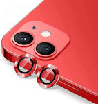 Kamerabeschutzung Usams Kameraobjektivglas Apple iPhone 11 Metallring Rot Bh572jtt05 Us-bh572