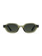 Meller Sunglasses with Green Plastic Frame and Green Polarized Lens CU-STONEOLI