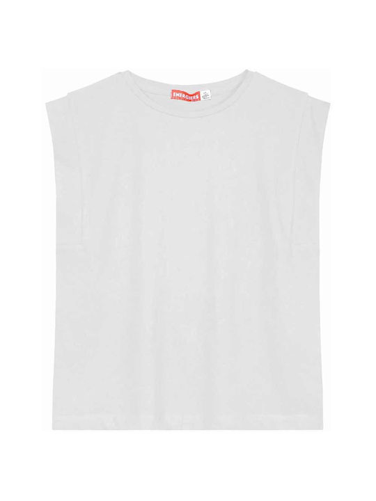 Energiers Kids Blouse Sleeveless White