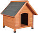 Kerbl Dog House Wooden Outdoor Brown 85x73x80cm