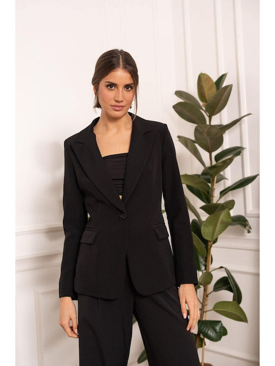 Bon Blazer pentru femei Sacou Black