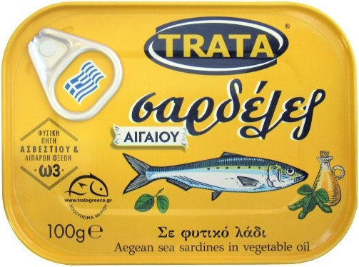 Trata Sardines Φυτικο Λαδι 100gr