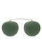 Men's Sunglasses with Metal Frame White/Green Mirror
