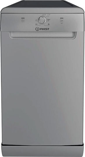 Indesit Freistehender Geschirrspüler für 9 Gedecke B45xH85cm Inox