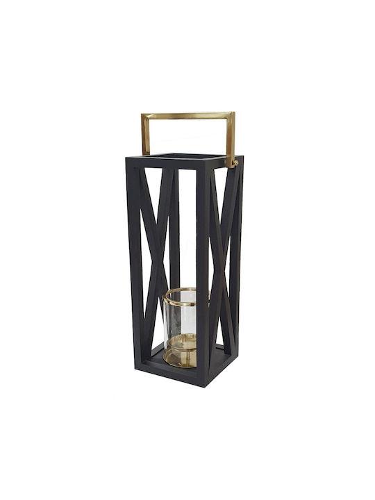 Artekko Φαναράκι Μεταλλικό Επιτραπέζιο Μαύρο 26x21x64εκ.