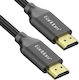 Earldom HDMI 1.4 High Speed 1080p 120Hz Braided Cable HDMI male - HDMI male 5m Μαύρο