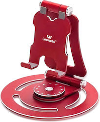 Leewello Red Mobile Desk Stand