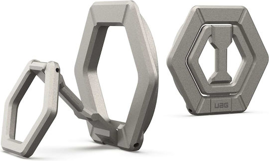 Uag Universeller Magnetischer Metallringständer 360 Magnetische Hüllen Smartphones Titan Grau 964443113636
