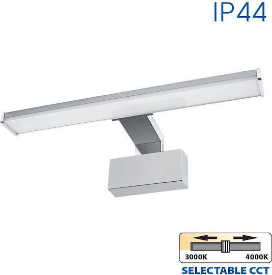 Vivalux Lamp Bathroom with Integrated LED and Adjustable White Light 40x14.3x8.7cm