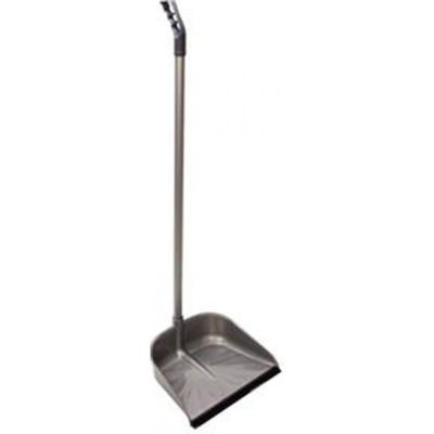 Cyclops Plastic Dustpan with Rubber Band & Stick Gray 23.5x27.7x83cm