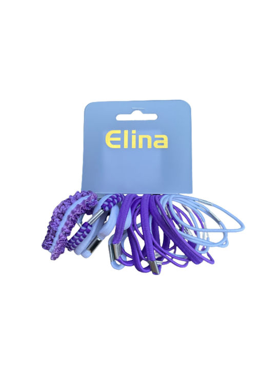 Elina Kids Hair Ties Set Purple