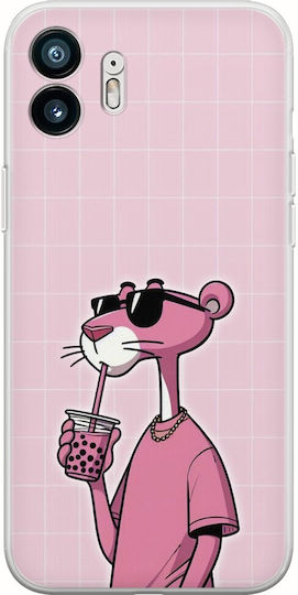 Colectia Swag Panther pentru telefonul Nothing 2, din silicon transparent TPU flexibil