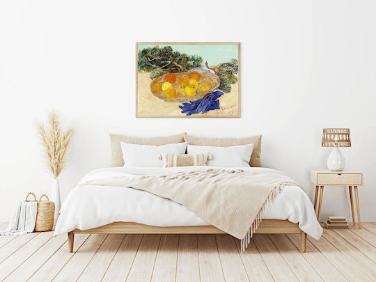 Still Life Oranges Lemons Картина Копие на Ван Гог Платнен 50x40см