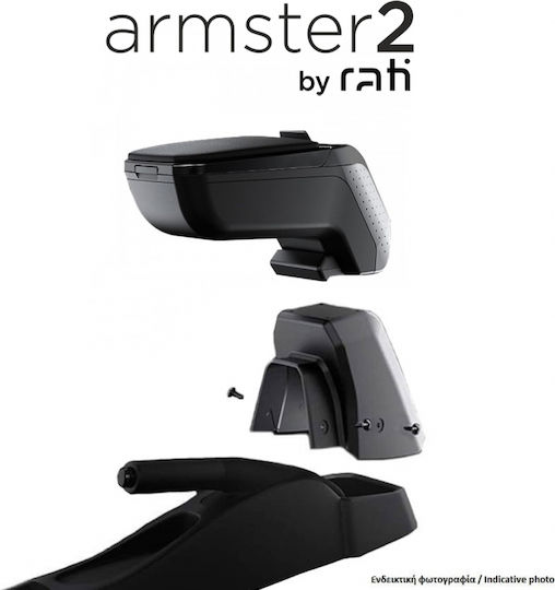 Rati Armster 2 Car PU Armrest for Toyota Yaris 2020+ Black