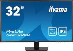 Iiyama Prolite X3270QSU-B1 IPS Monitor 31.5" QHD 2560x1440 cu Timp de Răspuns 3ms GTG