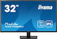 Iiyama Prolite X3270QSU-B1 IPS Monitor 31.5" QHD 2560x1440 cu Timp de Răspuns 3ms GTG