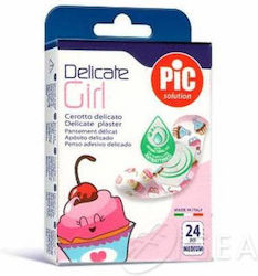 PiC Solution Plasturi Autoadezivi Delicate Girl Copii 72x19cm 24buc