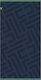 Guy Laroche Beach Towel Cotton Blue 90x180cm.
